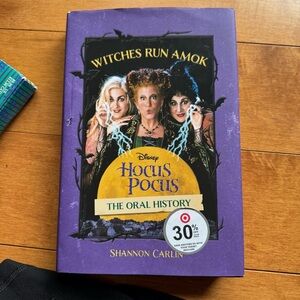 Disney Hocus Pocus Oral History Book - Purple and Yellow